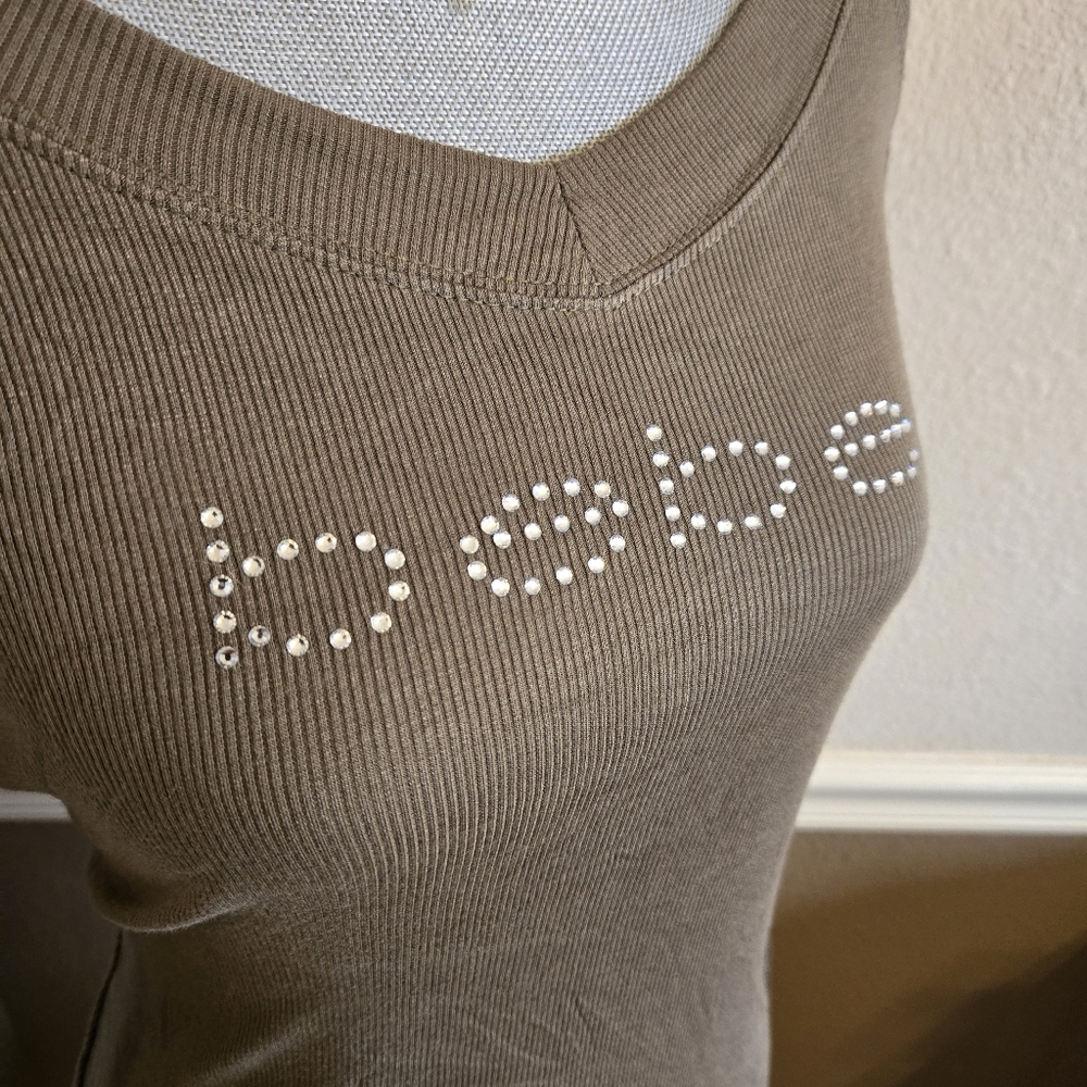 NEW bebe Olive Stretch Dress